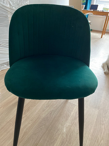 Стул на металлокаркасе Gabi latte / gold / black фото покупателя 591