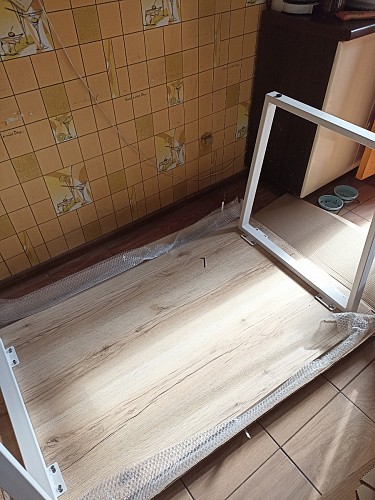 Деревянный стол Лота Лофт 140х80 белый матовый / бетон светлый фото покупателя 794