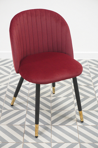 Стул на металлокаркасе Gabi green / black из шоурума 4