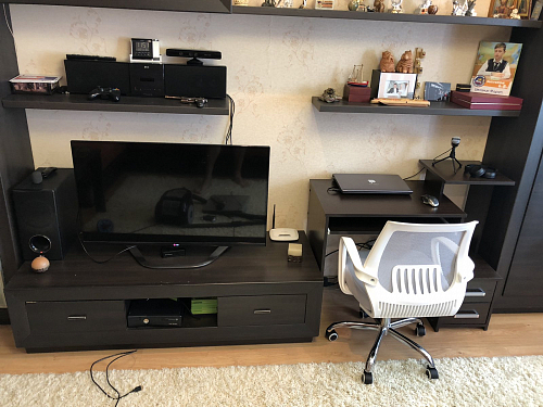 Стол компьютерный Джаз-24 правый белый фото покупателя 43