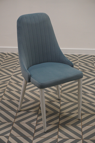 Стул на металлокаркасе Kora gray / black из шоурума 4