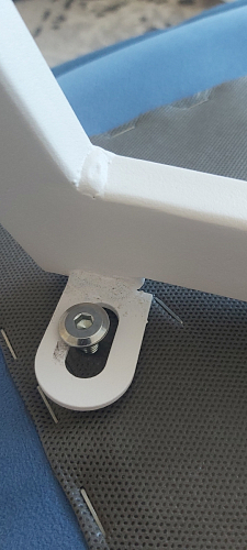 Стул на металлокаркасе Чилли синий / белый фото покупателя 701