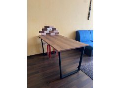 Стол Лота Лофт 140 25 мм юта / белый матовый фото покупателя 123