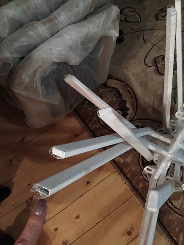 Стул на металлокаркасе Чилли К светло-серый велюр / черный каркас фото покупателя 551