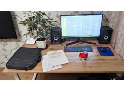 Стол Лота Лофт 140 25 мм юта / белый матовый фото покупателя 852