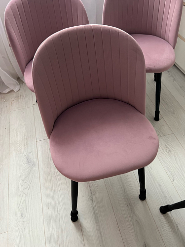 Стул на металлокаркасе Gabi latte / gold / black фото покупателя 195