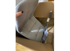 Стул на металлокаркасе Чилли светло-серый / черный фото покупателя 167