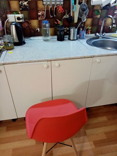 Пластиковый стул Eames PC-015 желтый фото покупателя 135