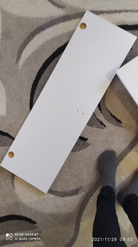 Шкаф навесной Бэль 10.63 белый премиум / дуб золотой craft фото покупателя 4