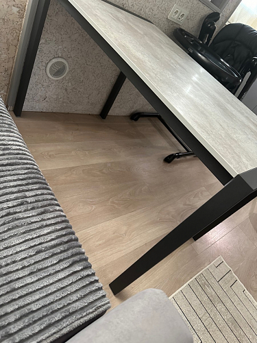 Стол Центавр дуб галифакс / черный матовый фото покупателя 28