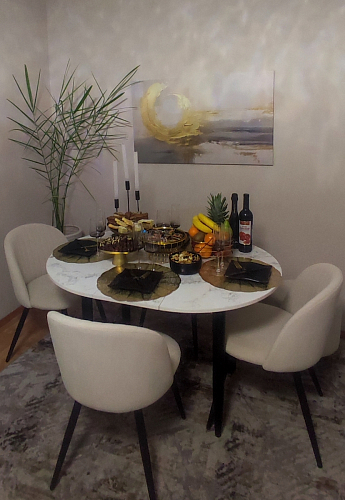 Стул на металлокаркасе Gabi gray / black фото покупателя 626