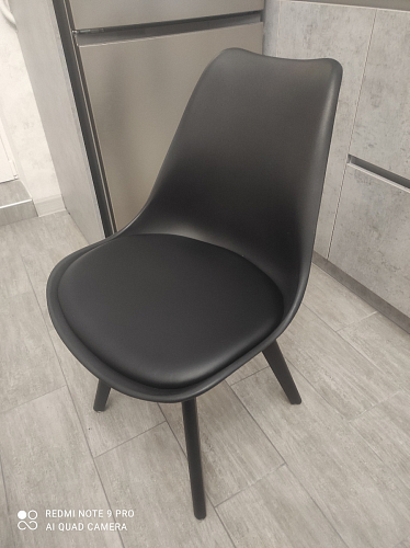 Деревянный стул Bonuss black / black фото покупателя 98