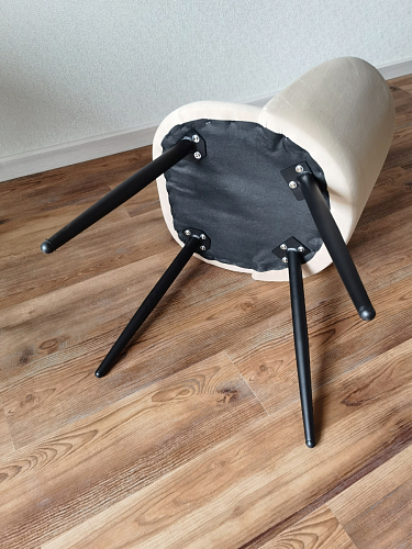 Стул на металлокаркасе Gabi 1 light purple / black фото покупателя 809