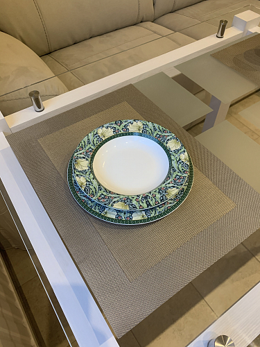 Стеклянный стол Бран орех кантри фото покупателя 2