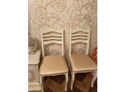 Деревянный стул Амадиу бежевый / орех фото покупателя 3