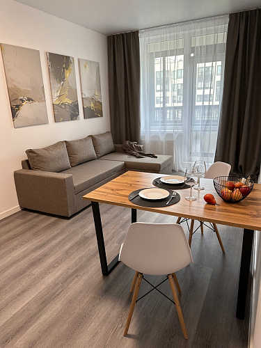 Деревянный стол Лота Лофт 120x75 дуб крафт табачный / черный матовый фото покупателя 676