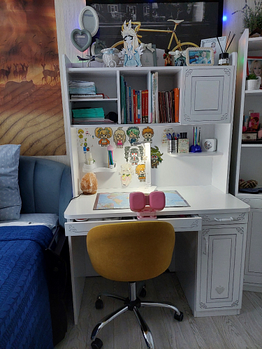 Компьютерное кресло Melody/Мелоди молочное фото покупателя 134