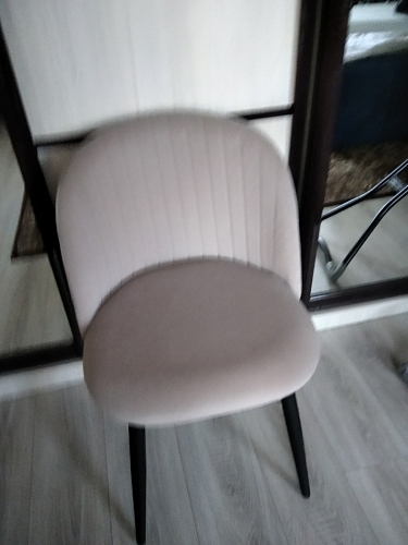 Стул на металлокаркасе Gabi latte / gold / black фото покупателя 438