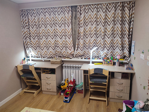 Стол письменный Бриз МДФ волна лайм / ясень светлый фото покупателя 205