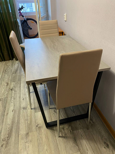 Деревянный стол Лота Лофт 120x75 дуб крафт табачный / черный матовый фото покупателя 578