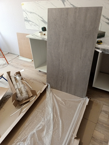 Стол Тринити Лофт 120 32 мм дуб галифакс табако / черный матовый фото покупателя 356