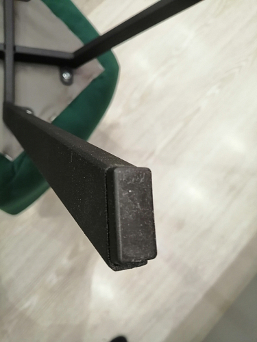 Стул на металлокаркасе Чилли К черный / зеленый фото покупателя 965