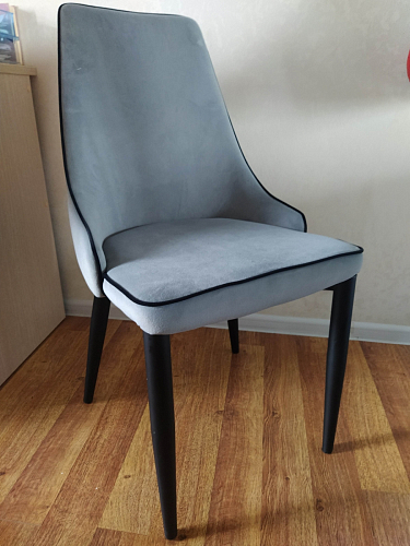 Стул на металлокаркасе Kora dark gray / black фото покупателя 209