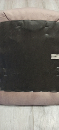 Стул на металлокаркасе Чилли синяя ткань / белый фото покупателя 387