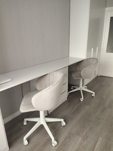 Компьютерное кресло Пард confetti silver серый / черный фото покупателя 236