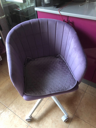 Компьютерное кресло Тибо confetti chocolate / белый фото покупателя 97