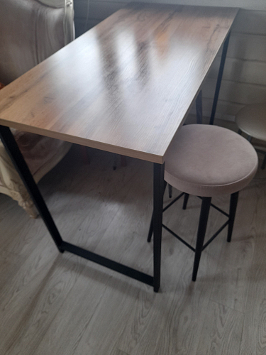 Барная стойка Дилан Лофт 120х50х90 бетон фото покупателя 214