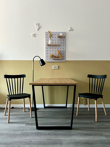 Стол раскладной Лота Лофт 120 25 мм юта / черный матовый фото покупателя 769