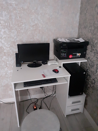 Компьютерный стол Джаз-24 левый дуб сонома фото покупателя 144