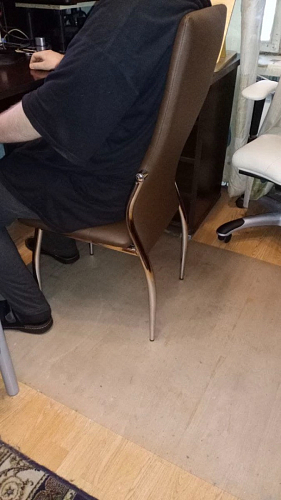 Стул на металлокаркасе Farini dark blue фото покупателя 8