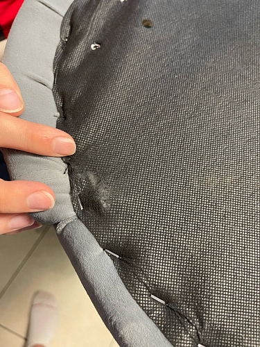 Стул на металлокаркасе Gabi 1 dark gray / black фото покупателя 891