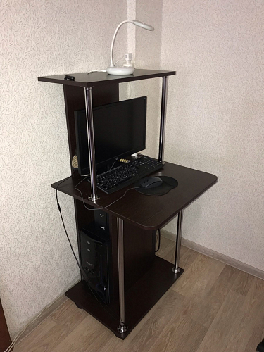 Компьютерный стол КСТ-12 белый фото покупателя 46