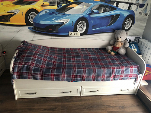 Односпальная кровать Колибри 80 х 190 см бодега фото покупателя 68