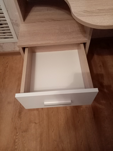 Письменный стол КСТ-16 левый венге / беленый дуб фото покупателя 61