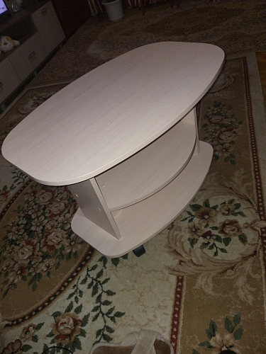 Журнальный стол Лидер дуб млечный фото покупателя 70