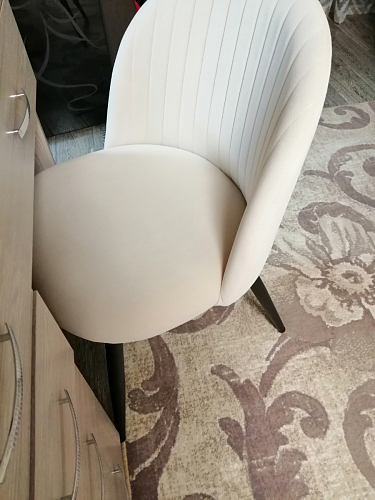 Стул на металлокаркасе Gabi 1 light purple / black фото покупателя 323