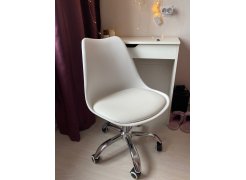 Компьютерное кресло Kolin с подушкой clear / white фото покупателя 79