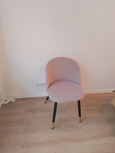 Стул на металлокаркасе Gabi latte / gold / black фото покупателя 285