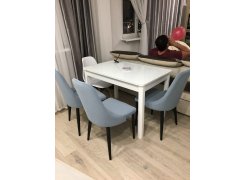 Стул на металлокаркасе Kora gray / black фото покупателя 85