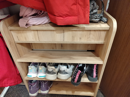 Обувница 600 открытая бетон светлый фото покупателя 1