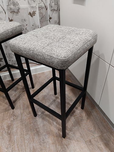 Барный стул Лофт катания минт / белый матовый фото покупателя 173