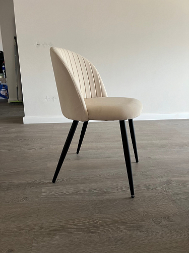 Стул на металлокаркасе Gabi 1 light purple / black фото покупателя 341