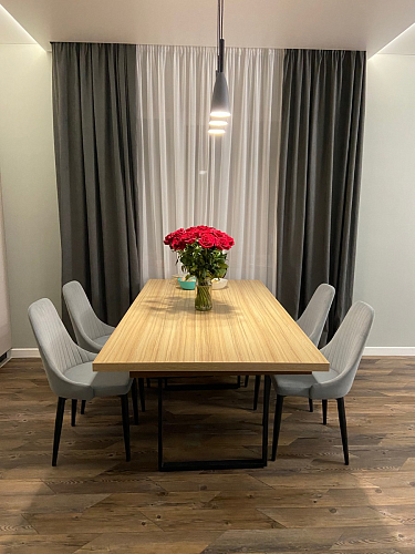 Стул на металлокаркасе Kora black / gray фото покупателя 322