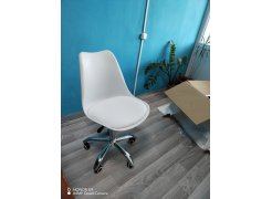 Компьютерное кресло Kolin с подушкой clear / white фото покупателя 340