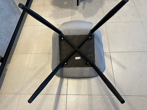 Стул на металлокаркасе Седа К кирпичный / черный фото покупателя 45