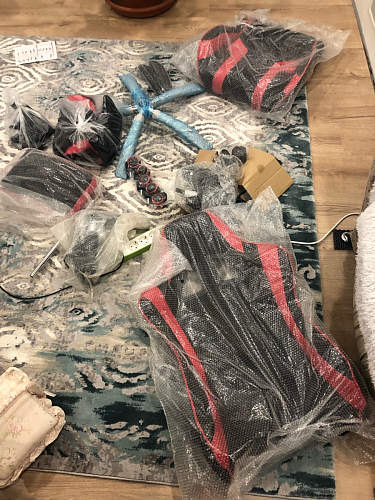 Компьютерное кресло Kano черное / красное фото покупателя 5